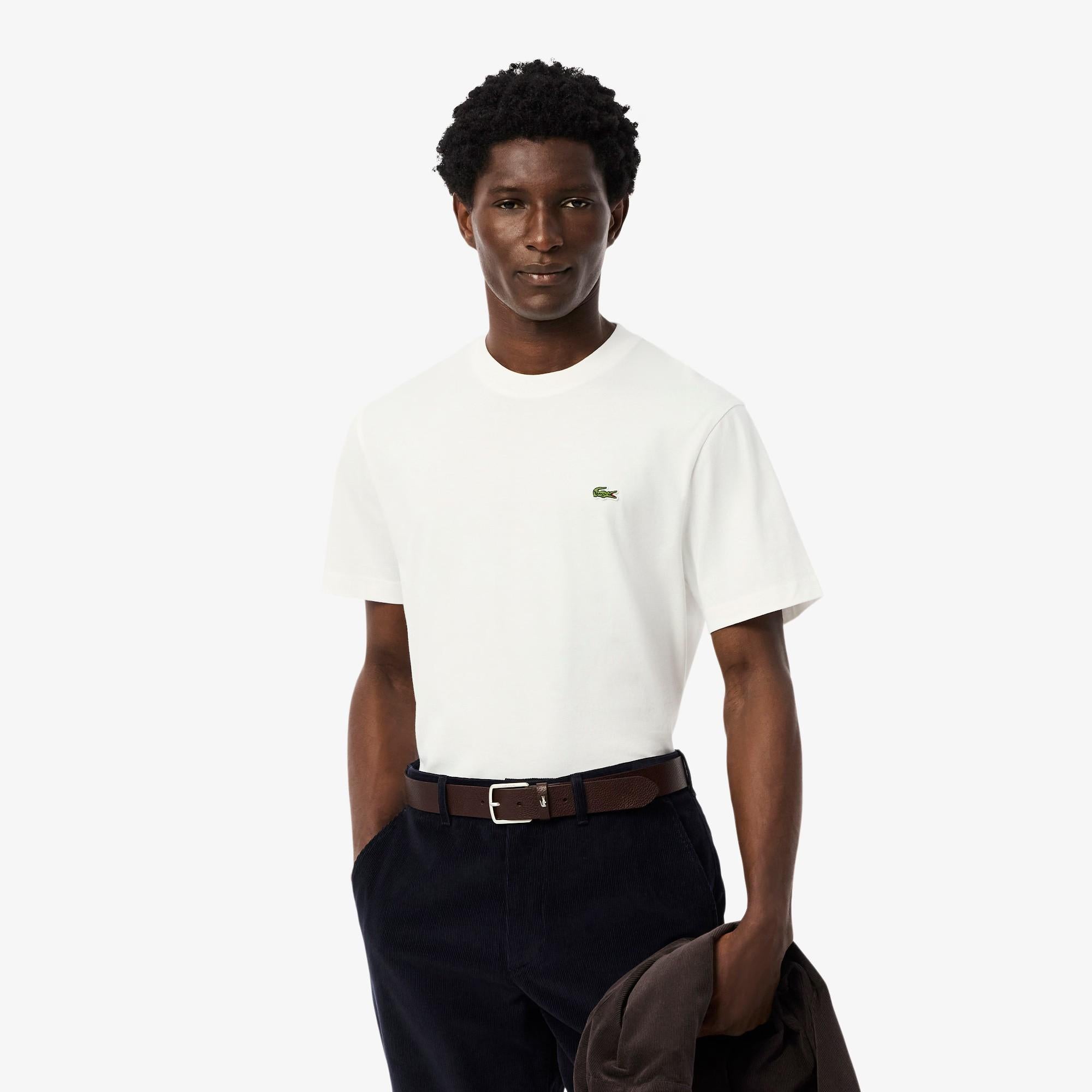 T-shirt in cotone TH7318 001 LACOSTE 
