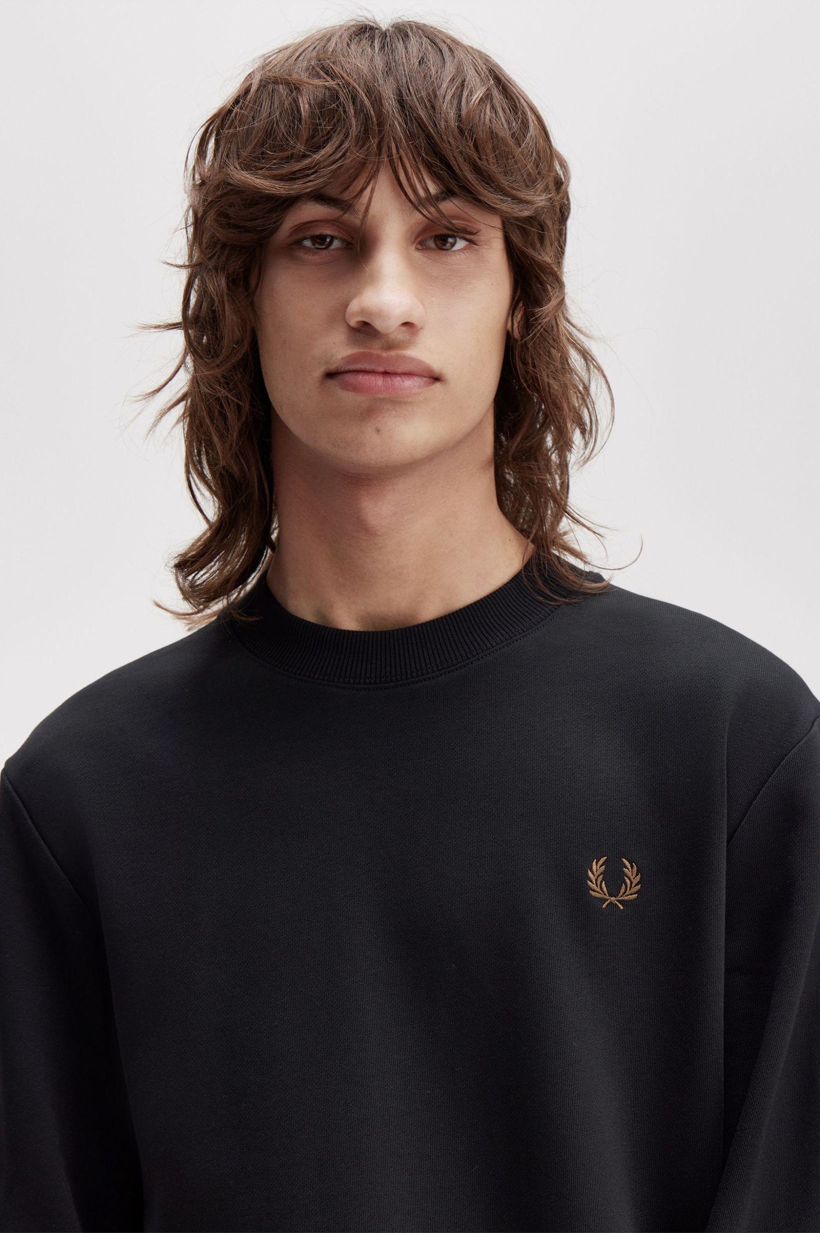 Felpa Girocollo M753555 S77 FRED PERRY 