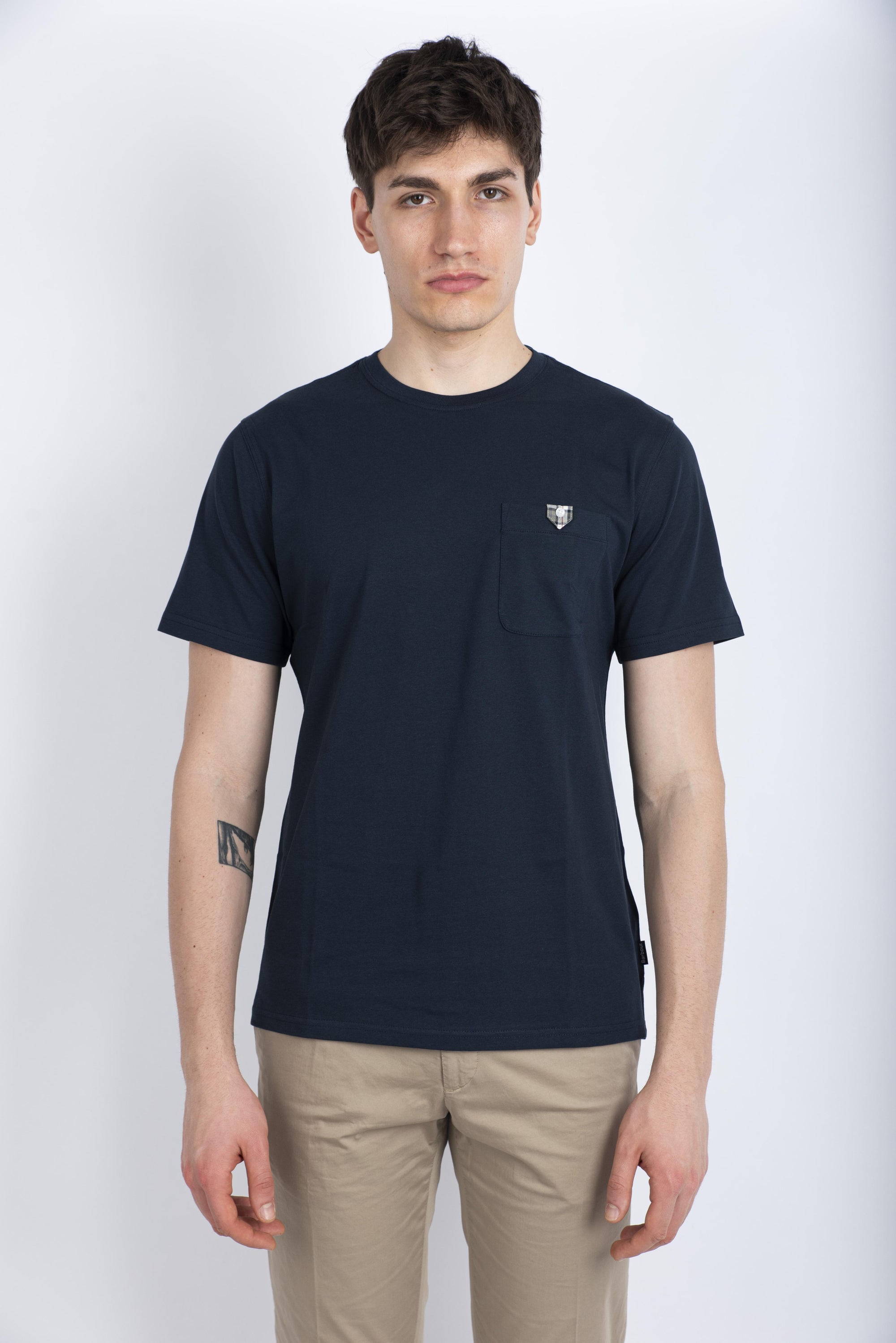 T-shirt Tothill leggermente aderente navy Barbour MTS1419 NY91 BARBOUR 