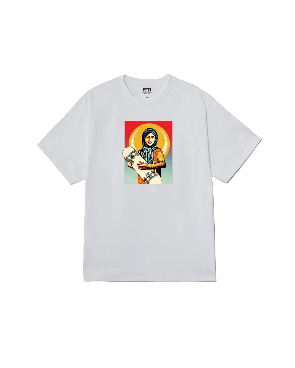 Skateistan / classic t-shirt 165264402 WHT OBEY 