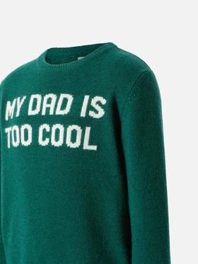 Maglione Douglas con jacquard My dad is too cool DOU0001 01606I MC2 SAINT BARTH 