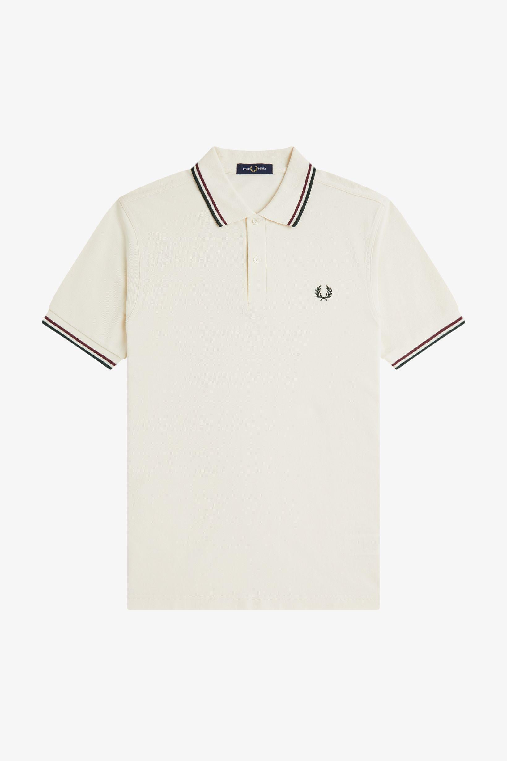 Polo con doppia riga M3600P57 84A FRED PERRY 