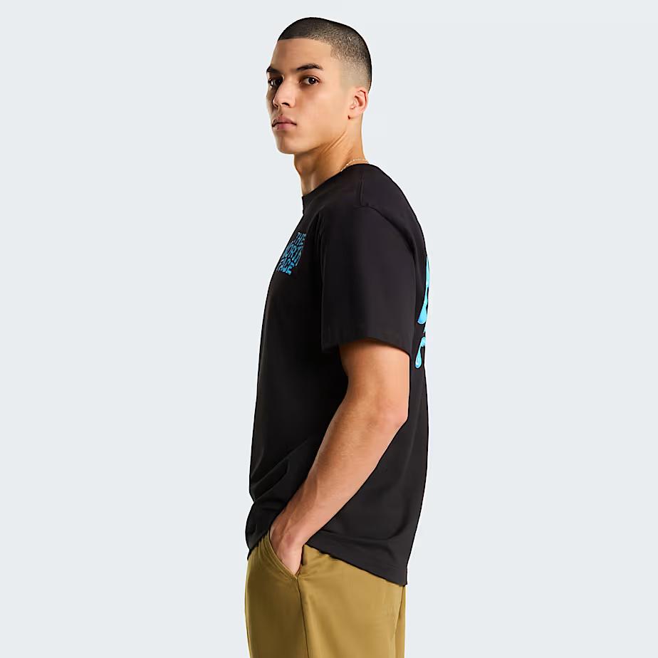 T-shirt Drip Logo Relaxed con grafica NF0A8GAB JK31 THE NORTH FACE 