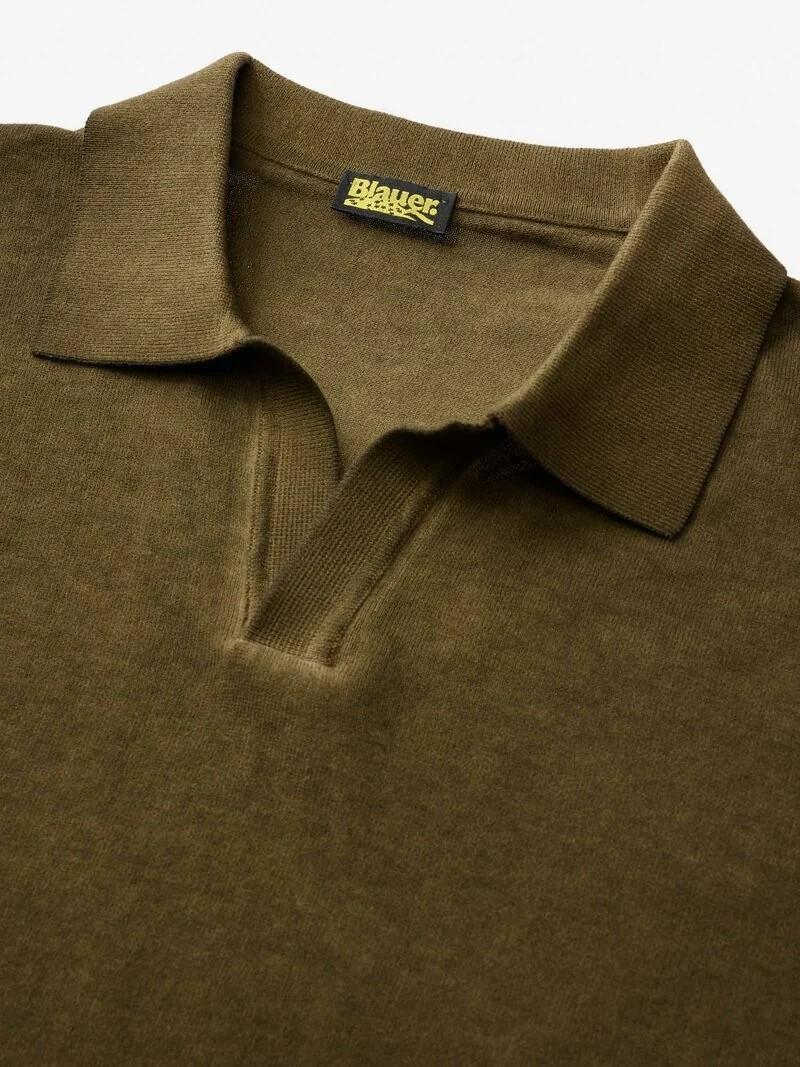 Maglia polo sfumata Esmond 26SBLUM06481 60H BLAUER 