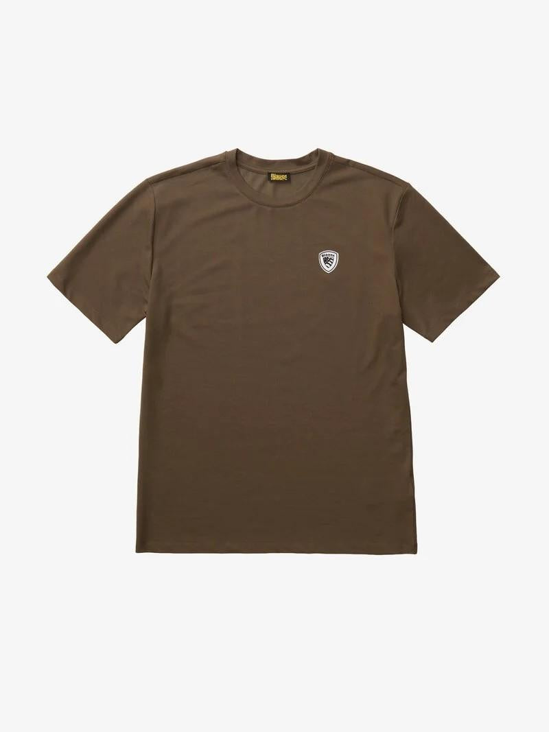 T-shirt scudo cangiante Jan 26SBLUH02065 60H BLAUER 