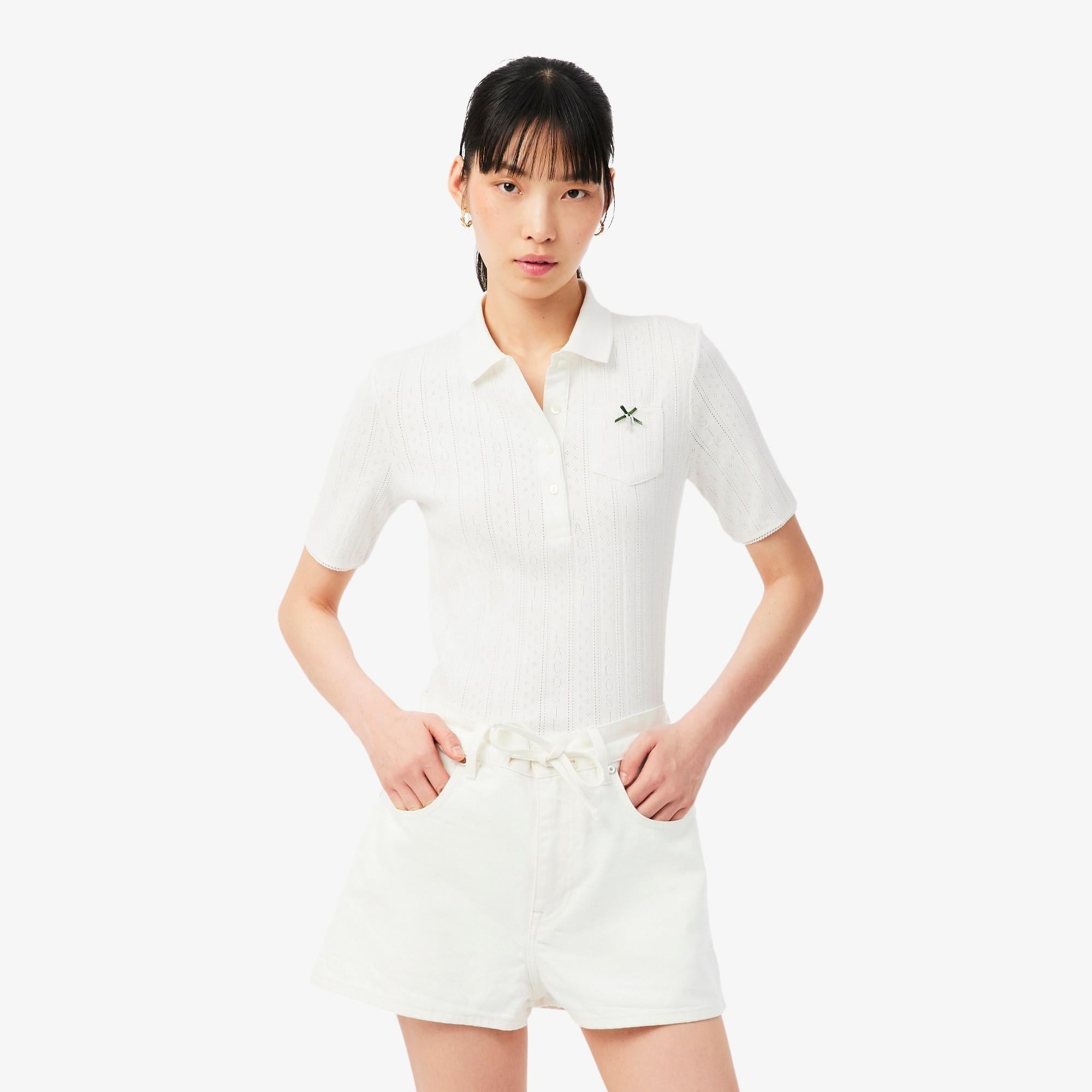Polo slim fit pointelle brandizzata L.12 DF5296 70V LACOSTE 