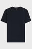 T-shirt in cotone mercerizzato con monogrammi jacquard