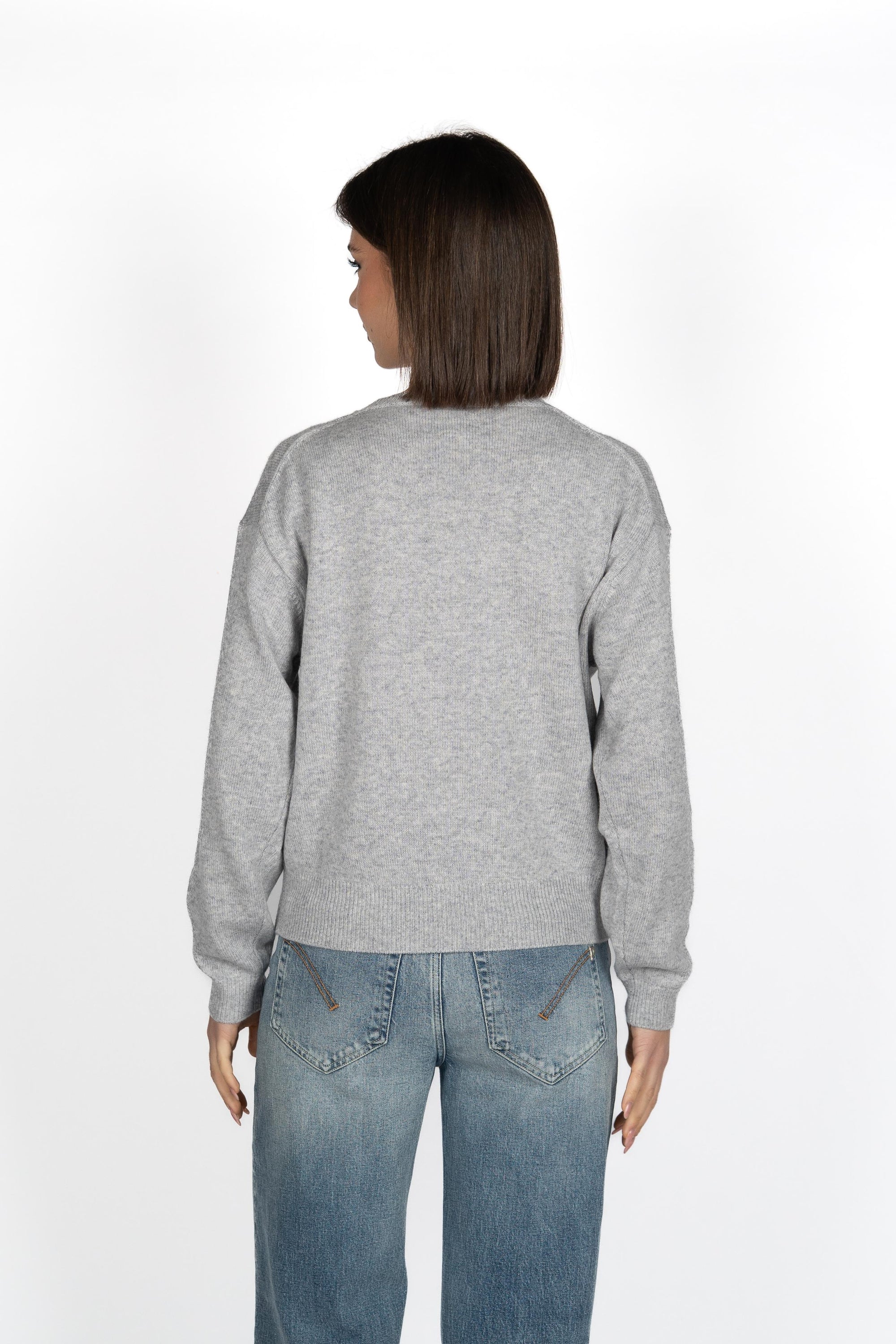 Maglione Louise con ricami e applicazioni Cuori LOUI004 04033I MC2 SAINT BARTH 