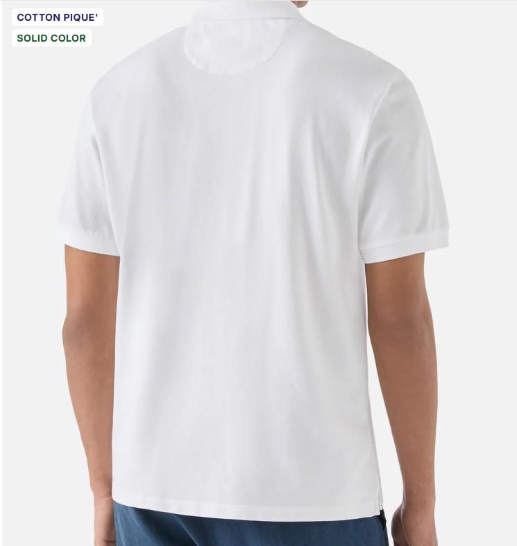 Polo Charles in piquet di cotone CHS0001 00123L MC2 SAINT BARTH 