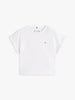 Essential relaxed fit T-shirt with ruffles