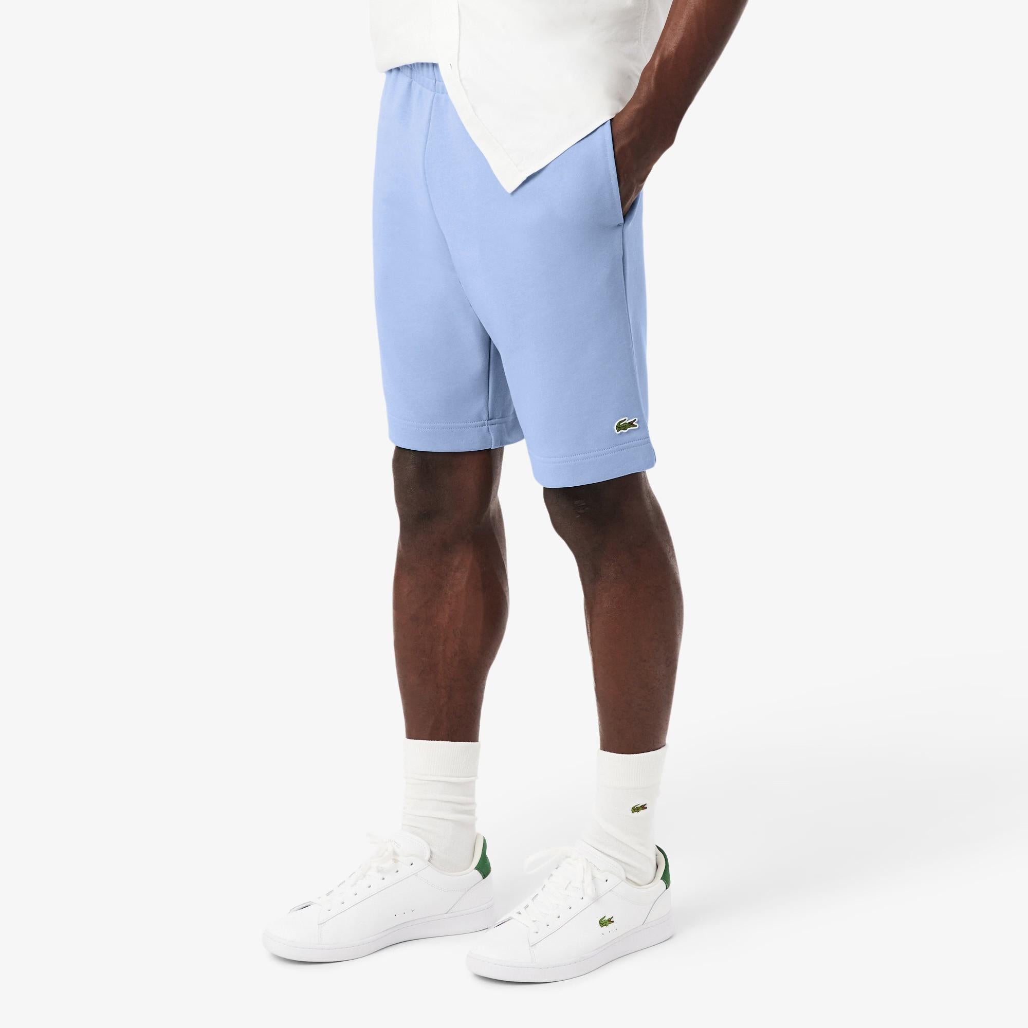 Shorts in tessuto felpato regular fit GH9860 AEY LACOSTE 