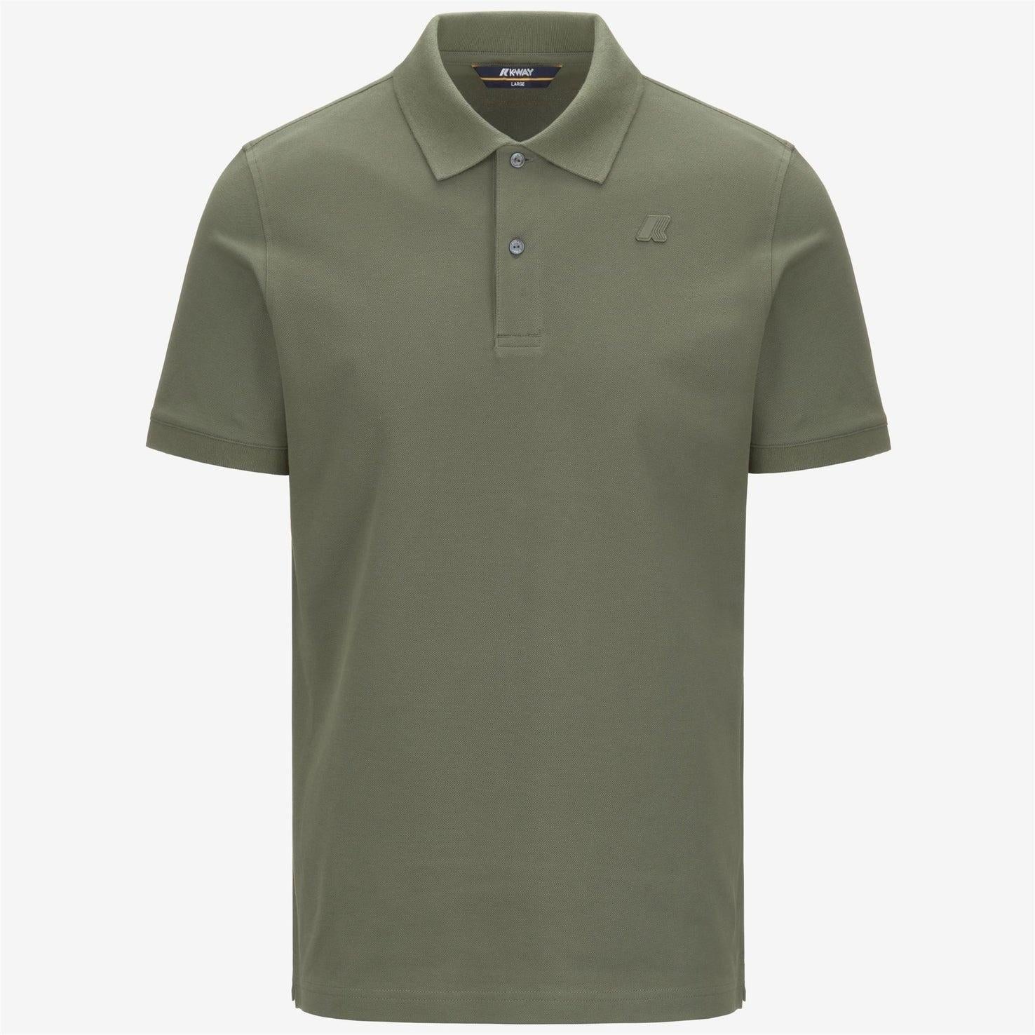 Polo Uomo Stretch Piquet verde K5127BW V15 K-WAY 
