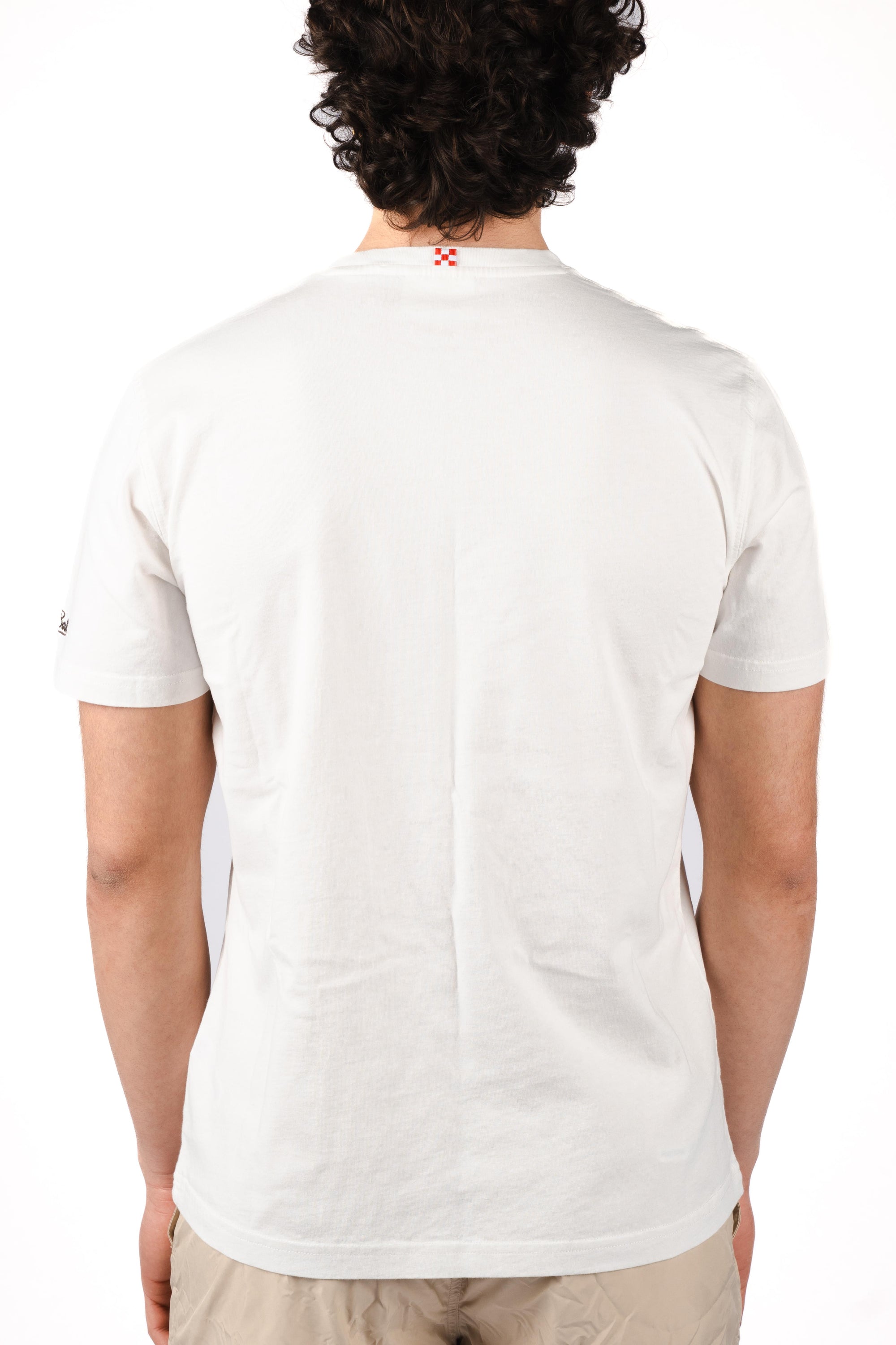 T-shirt Portofino con ricamo Correggimi Se Sbaglio POT0001 04452L MC2 SAINT BARTH 