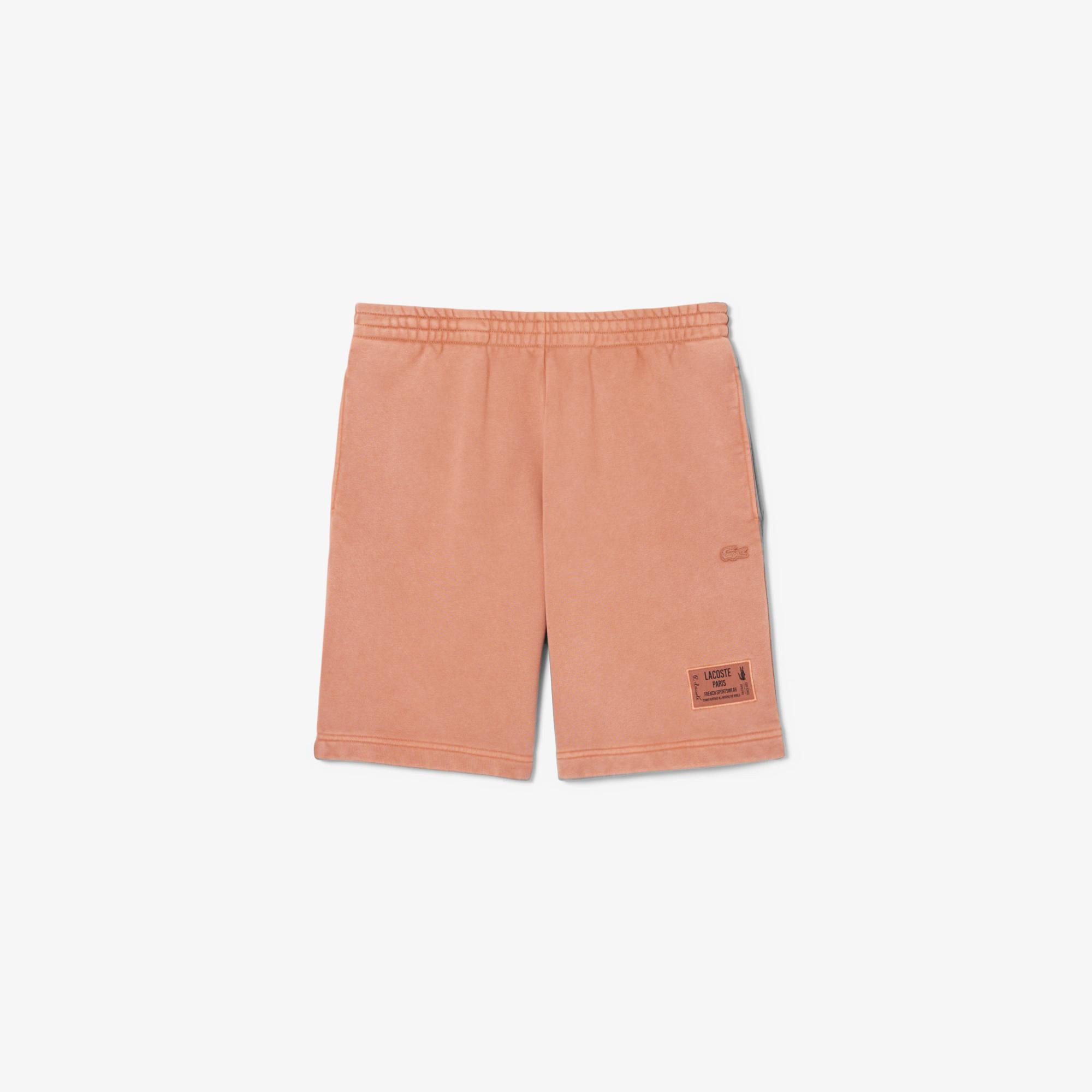 Shorts in cotone felpato GH9925 I1K LACOSTE 