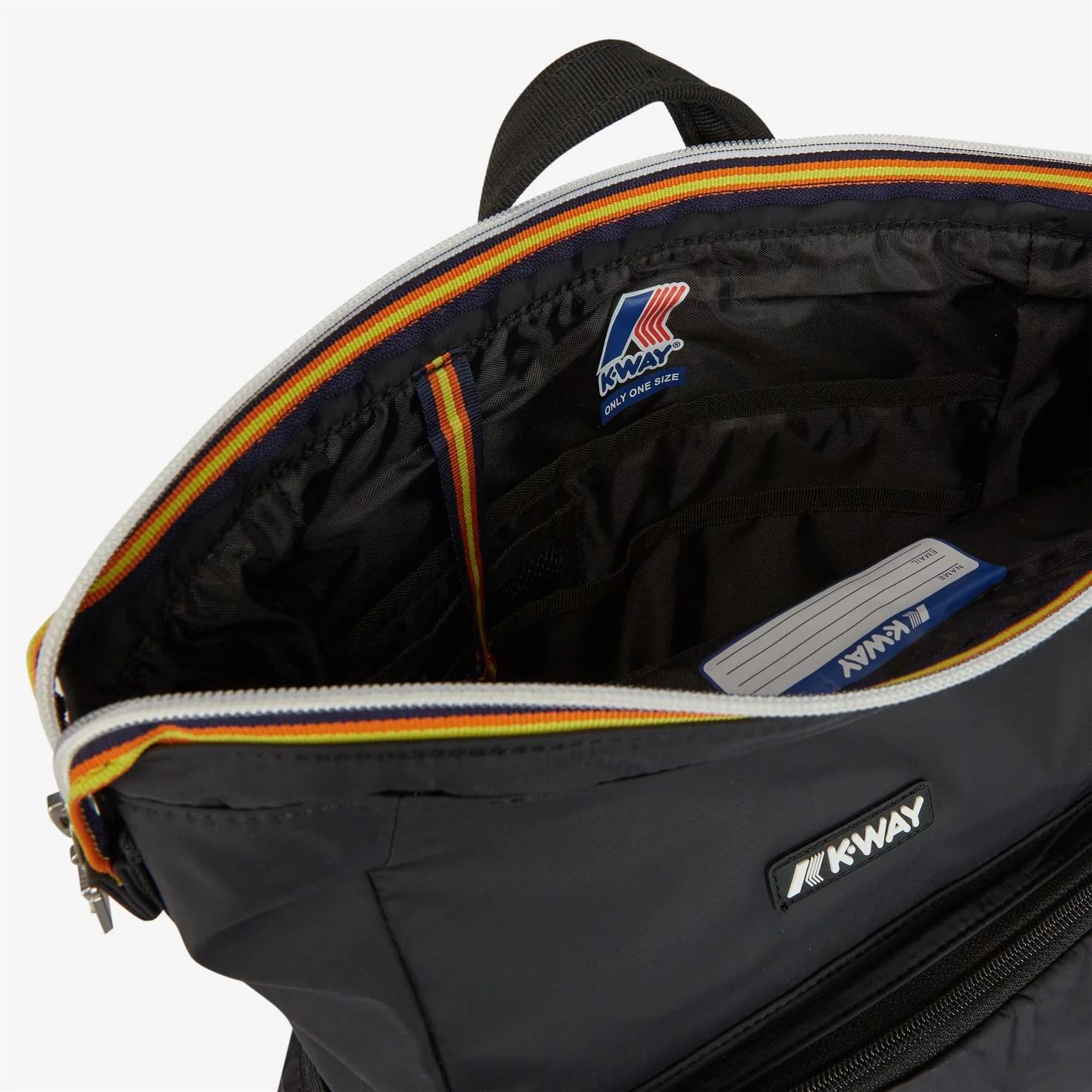 Unisex Impermeabile Zaino Con Custodia Per Computer Portatile nero K7118HW USY K-WAY ACCESSORIES 