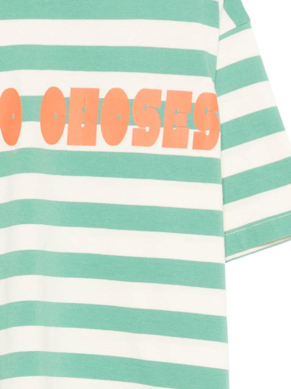 T-shirt con logo sul davanti B126AC136 199 BOBO CHOSES 