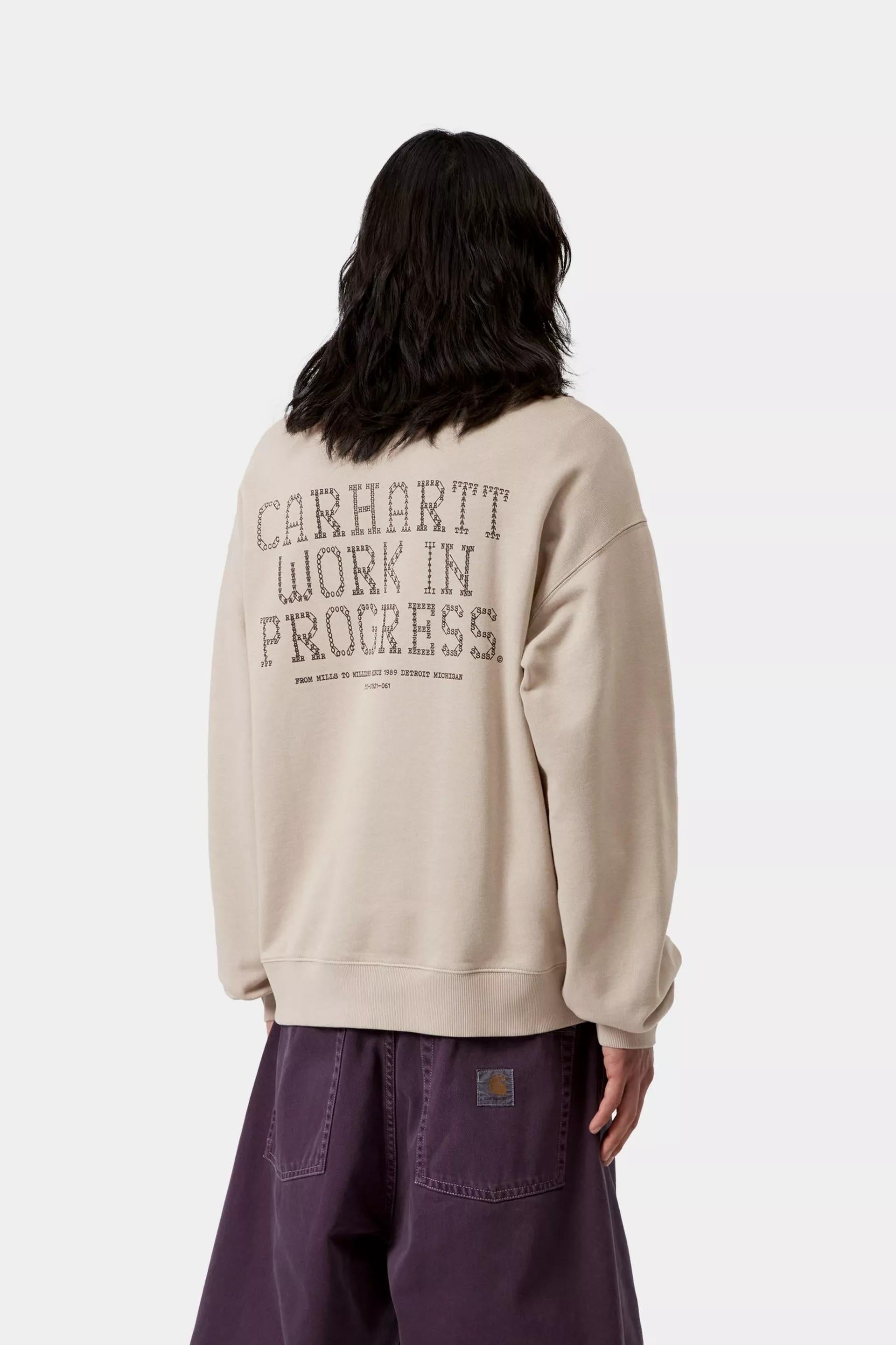 Punched Sweatshirt I036039 3GEXX CARHARTT WIP 