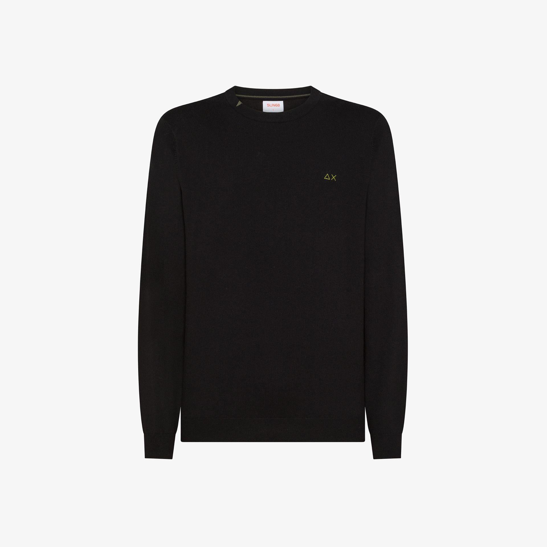 Maglia girocollo in misto lana K45101 11 SUN68 