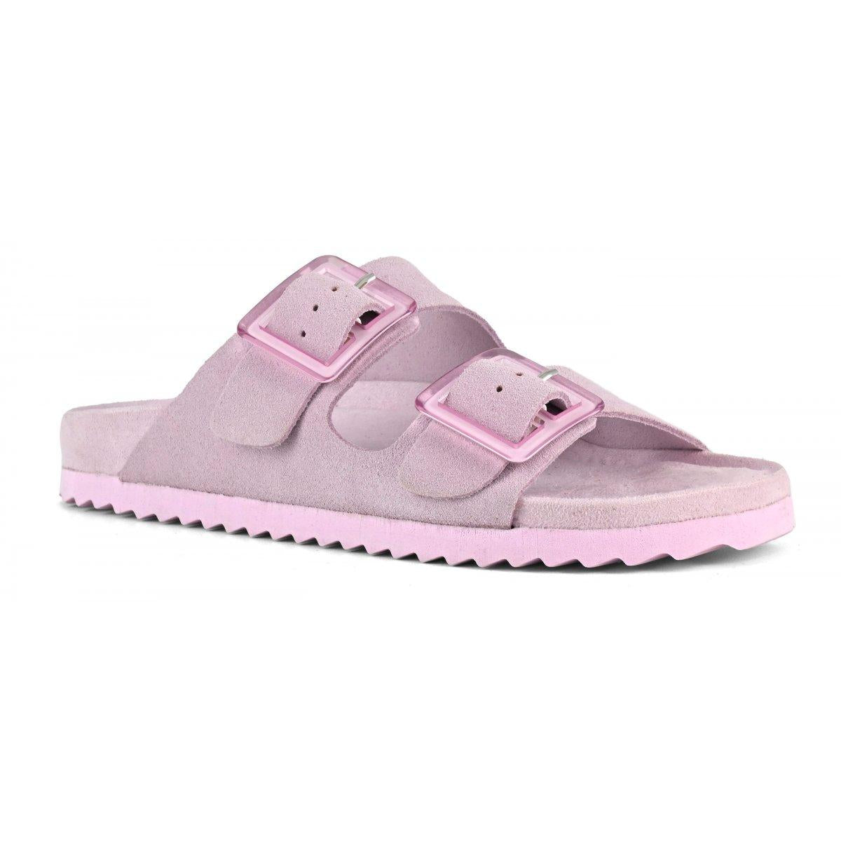 Sandalo monocolore pelle scamosciata HCBIO56 LILS COLORS OF CALIFORNIA 