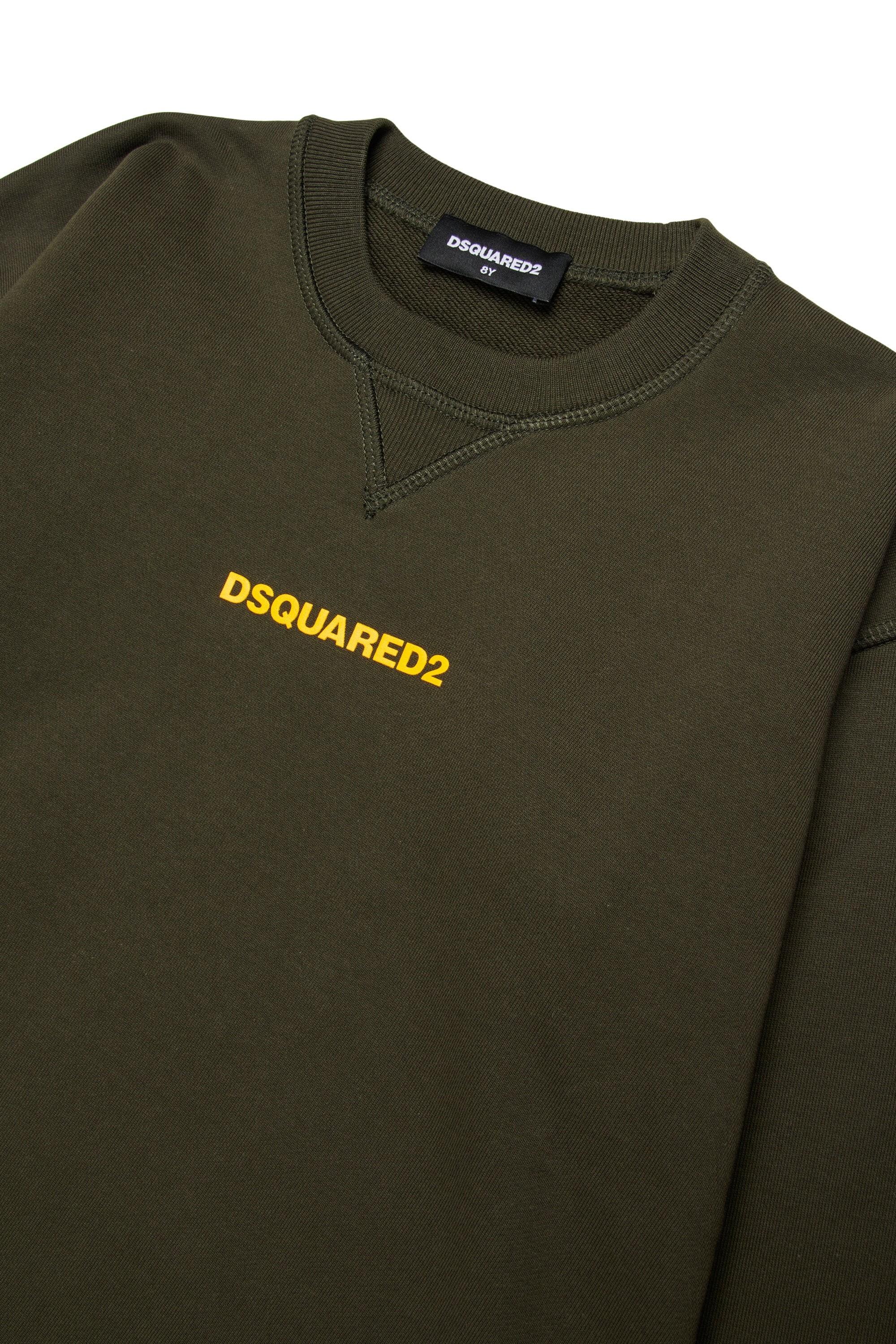 Felpa in cotone con logo DQ2739D0094 DQ518 DSQUARED2 