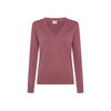 Maglia con scollo a V in cotone