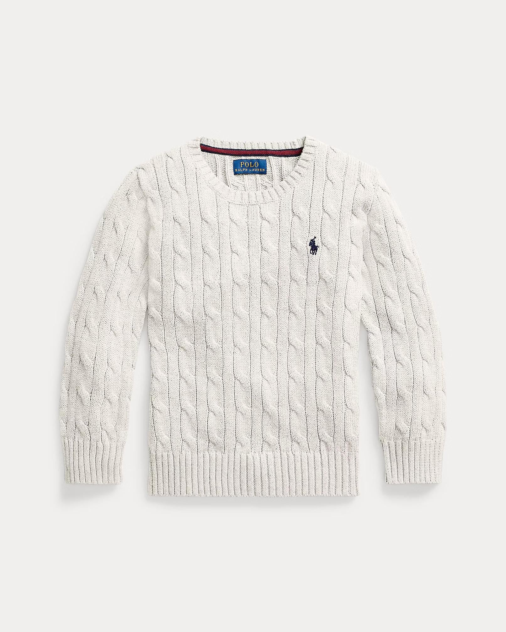 Maglia in cotone a trecce 322702674 024 POLO RALPH LAUREN 