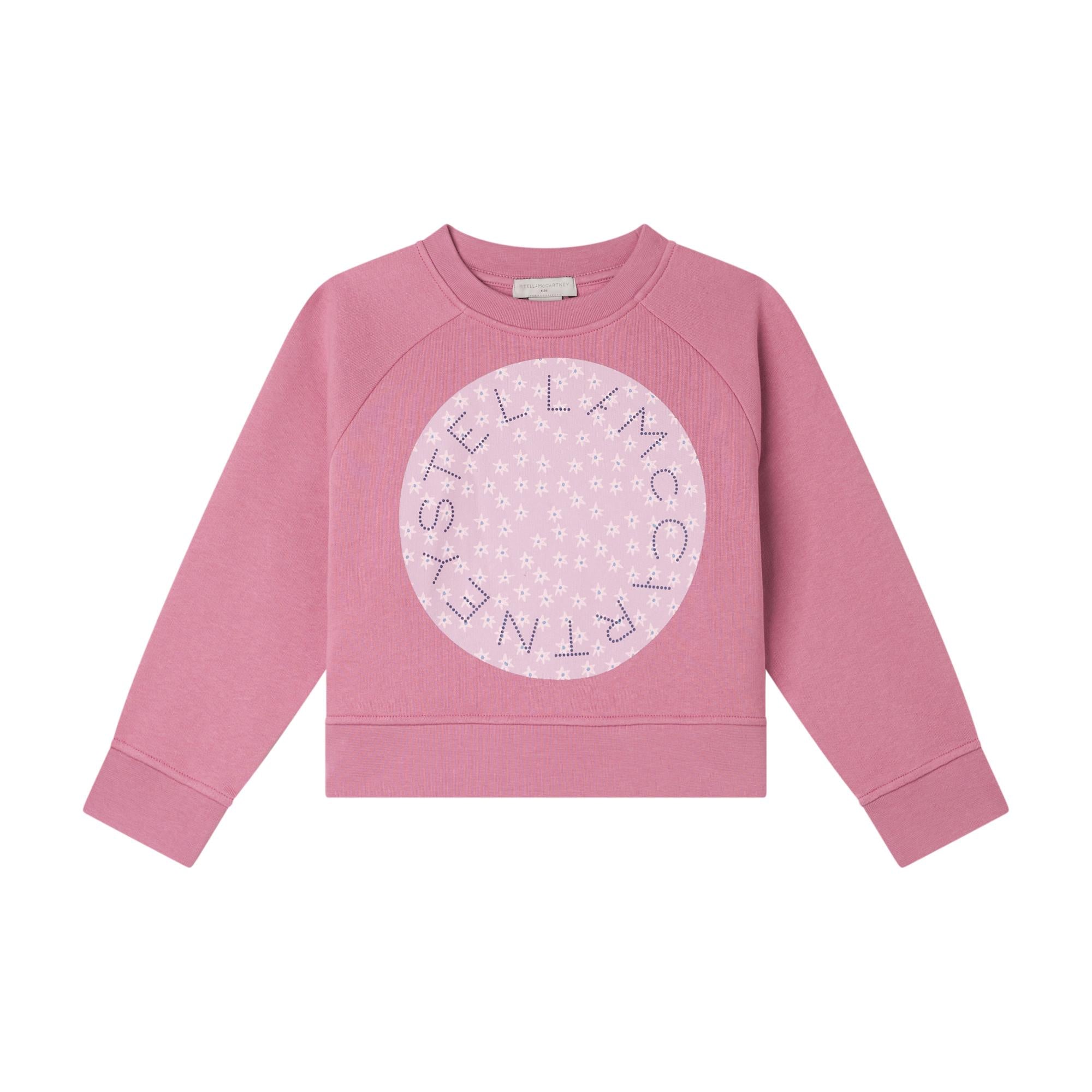 Felpa Girocollo con Grafica Logo TX4B20Z0453 51I STELLA MCCARTNEY 