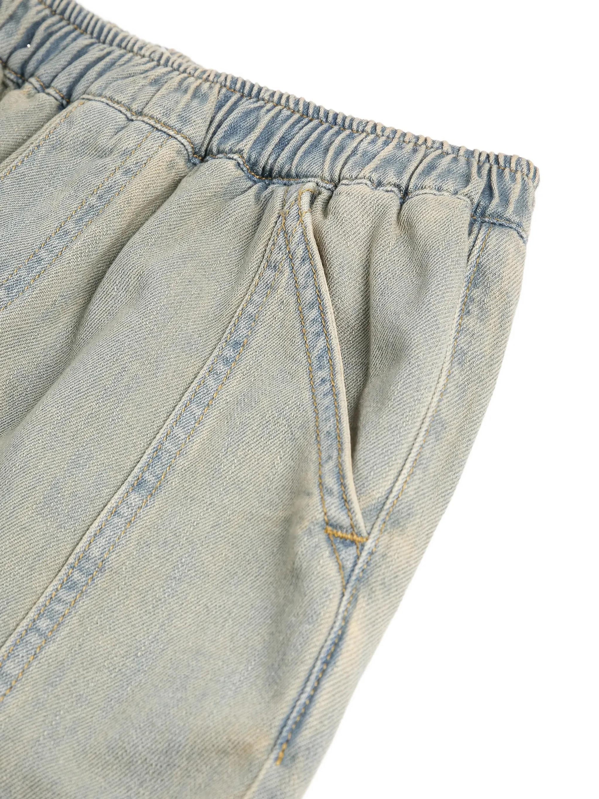 Jeans con stampa logo B126AC098 461 BOBO CHOSES 