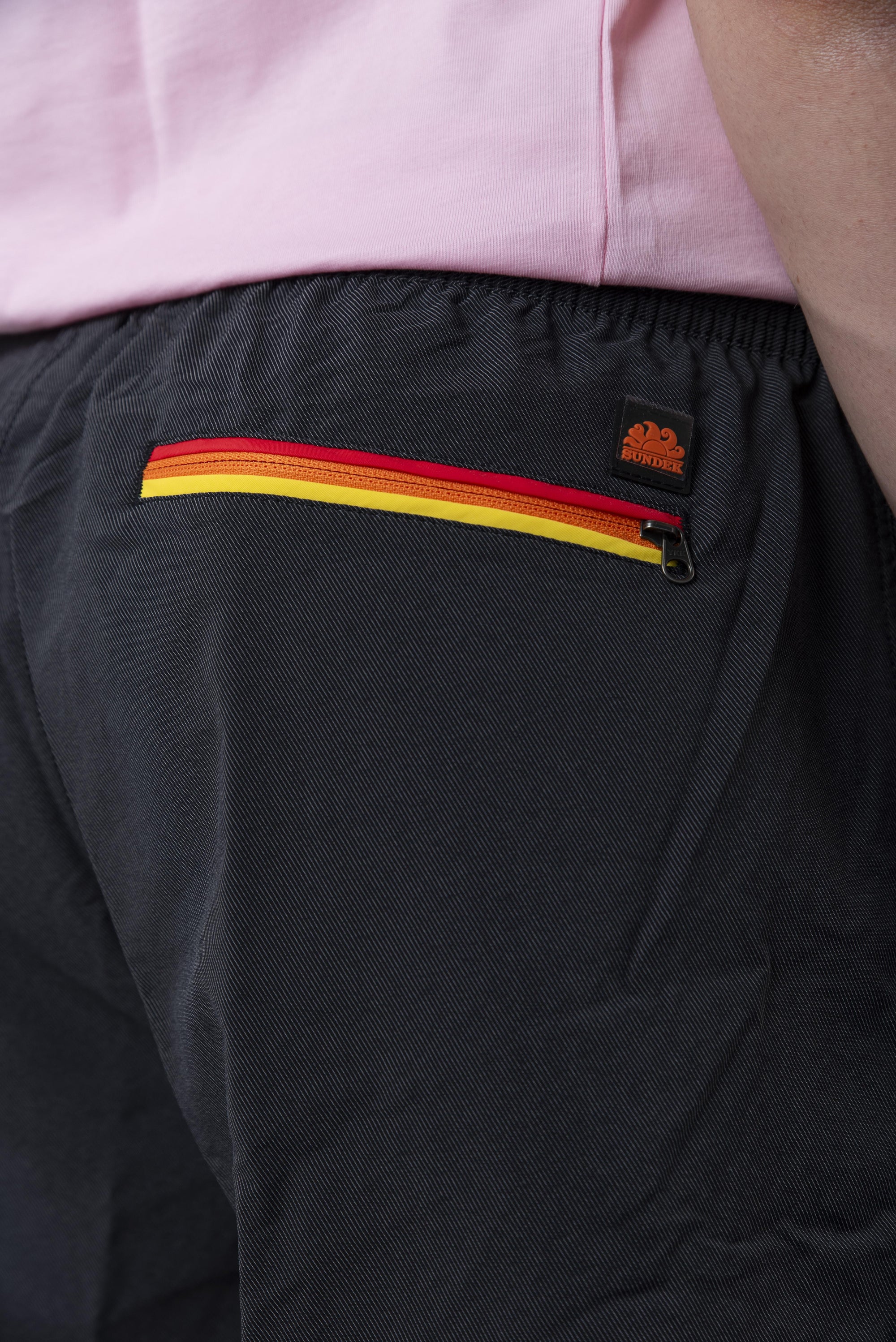 Shorts cargo in tessuto Quick Dry Nero M009WKP8700 00401 SUNDEK 