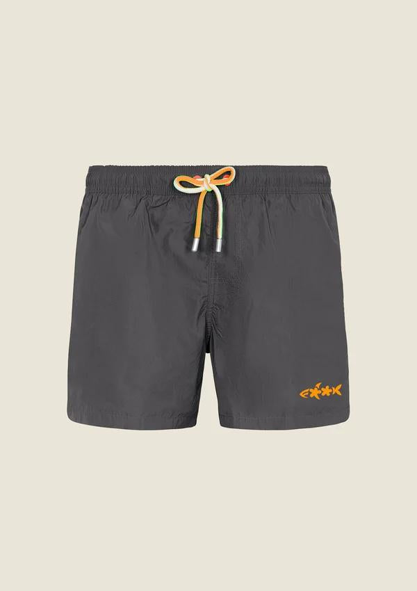 Costume da bagno stampato short fit M01BU05 GR F**K 