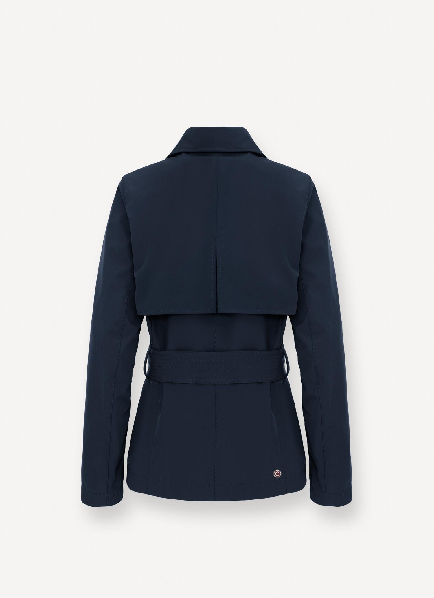Trench corto in softshell con cintura 19006WV 99 COLMAR 
