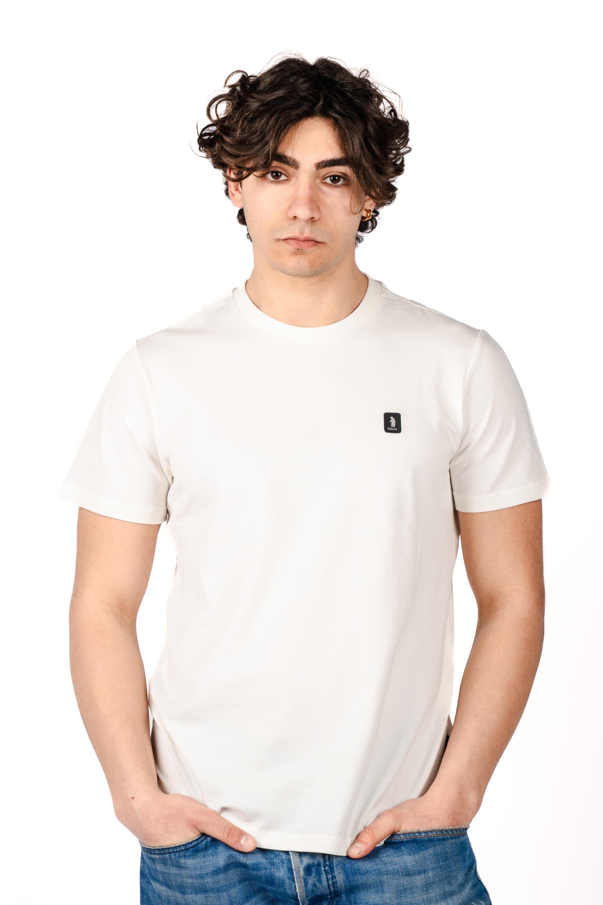 T-shirt girocollo R4514M261 WHITE REFRIGUE 