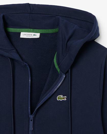 Felpa con cappuccio in pile con zip SF5256 166 LACOSTE 