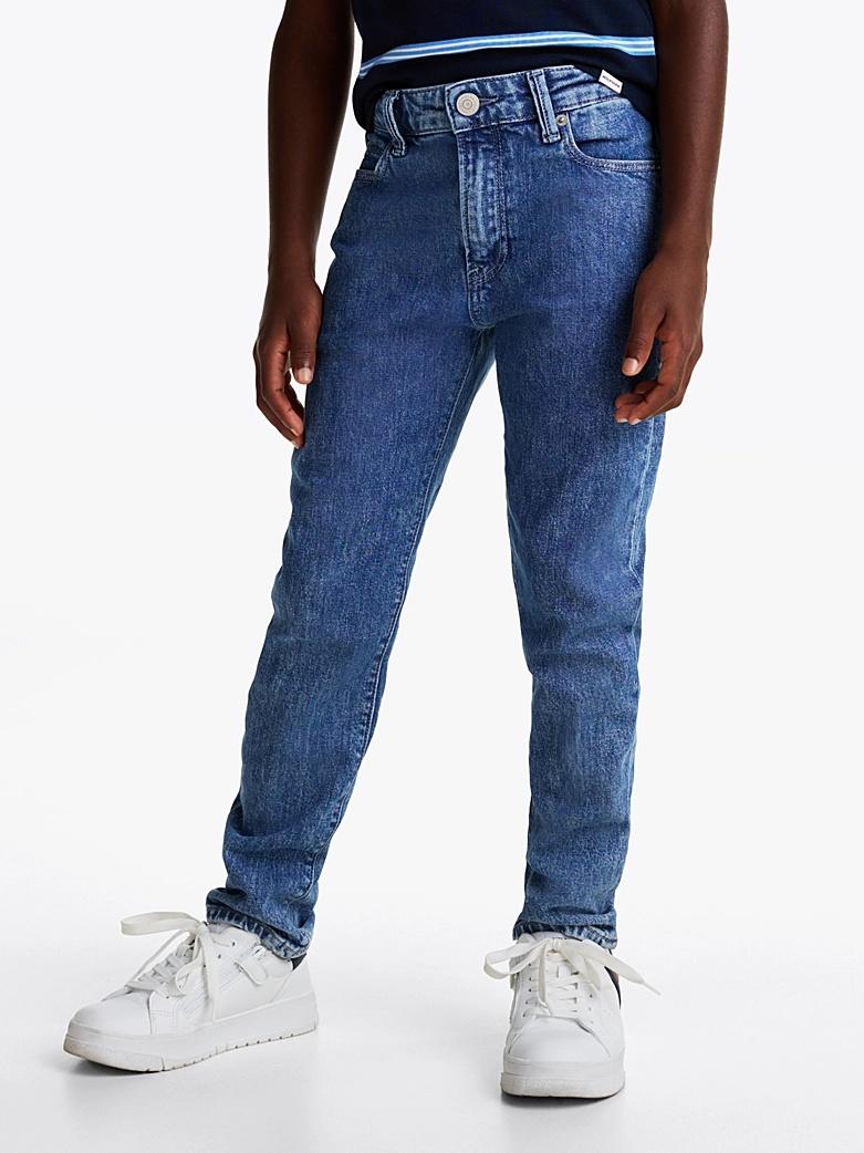 Jeans dritti sbiaditi KB0KB09328J 1BJ TOMMY HILFIGER 