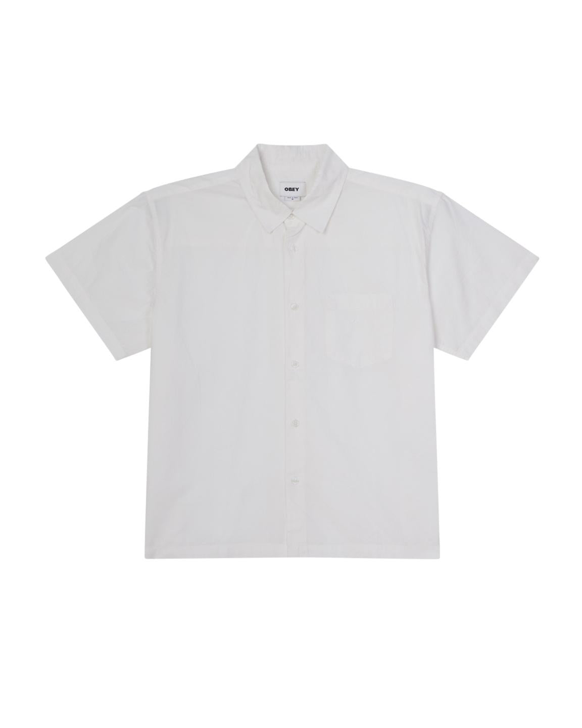 Camicia a maniche corte 181210435 WHT OBEY 