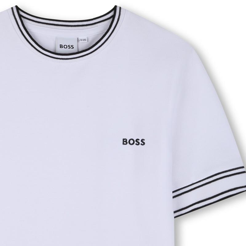 T-shirt con dettagli a contrasto J52981 10P BOSS 