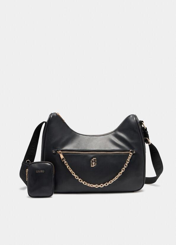 Borsa a spalla media con porta monete AF5322E0077 22222 LIU JO ACCESSORIES 