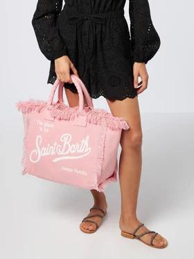 Borsa a spalla Vanity in canvas di cotone VANI001 00098H MC2 SAINT BARTH 