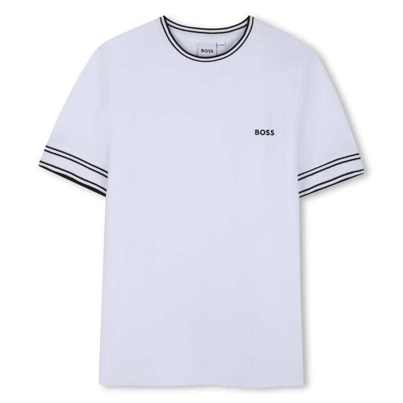 T-shirt con dettagli a contrasto J52981 10PA BOSS 