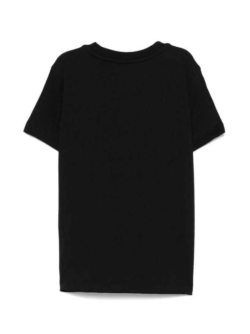 T-shirt con stampa logo Teddy Bear HUM059LAA23 60100 MOSCHINO KID 