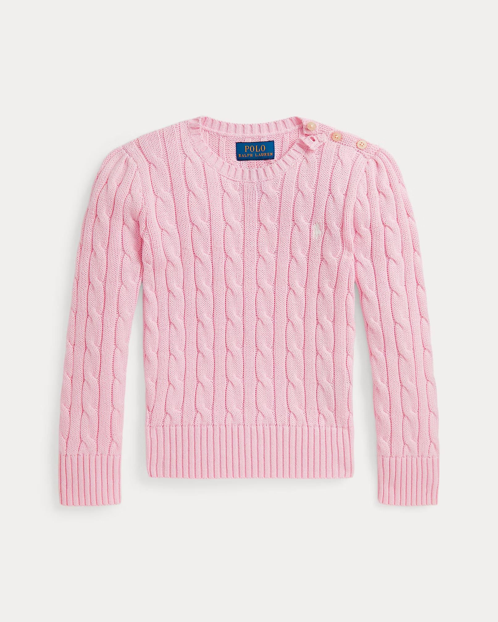 Maglia in cotone a trecce 312901316 010 POLO RALPH LAUREN 