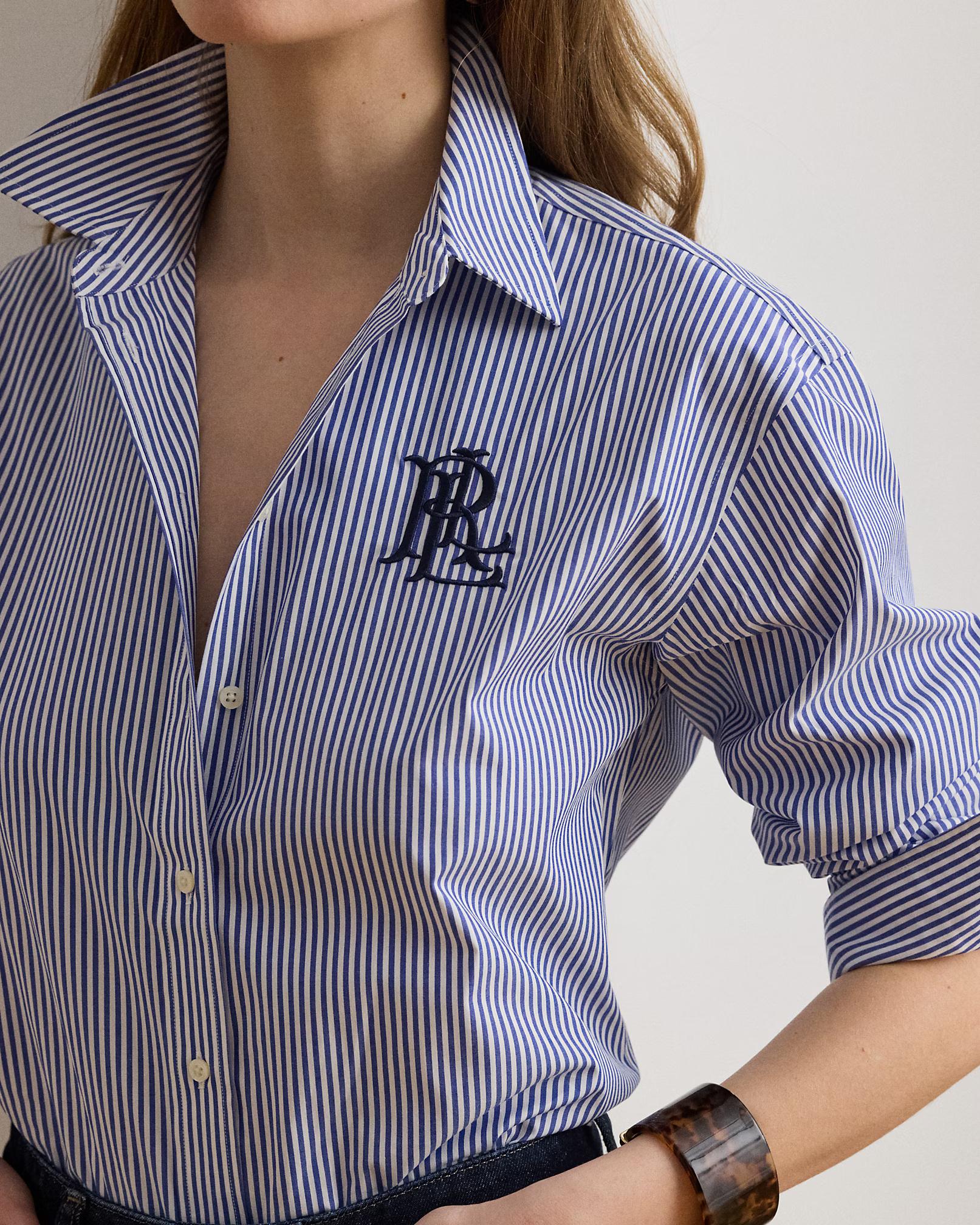 Camicia in cotone stretch Relaxed-Fit 200932539 001 LAUREN 
