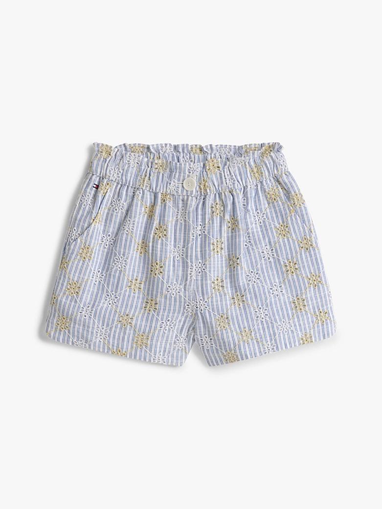 Shorts a righe con dettagli in Sangallo KG0KG08446J C1O TOMMY HILFIGER 