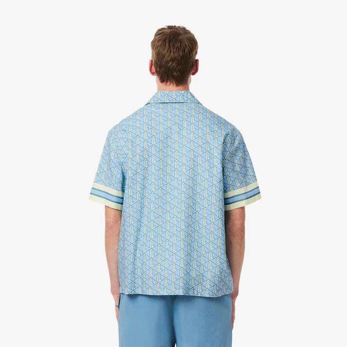 Camicia con monogramma CH9094 GIL LACOSTE 