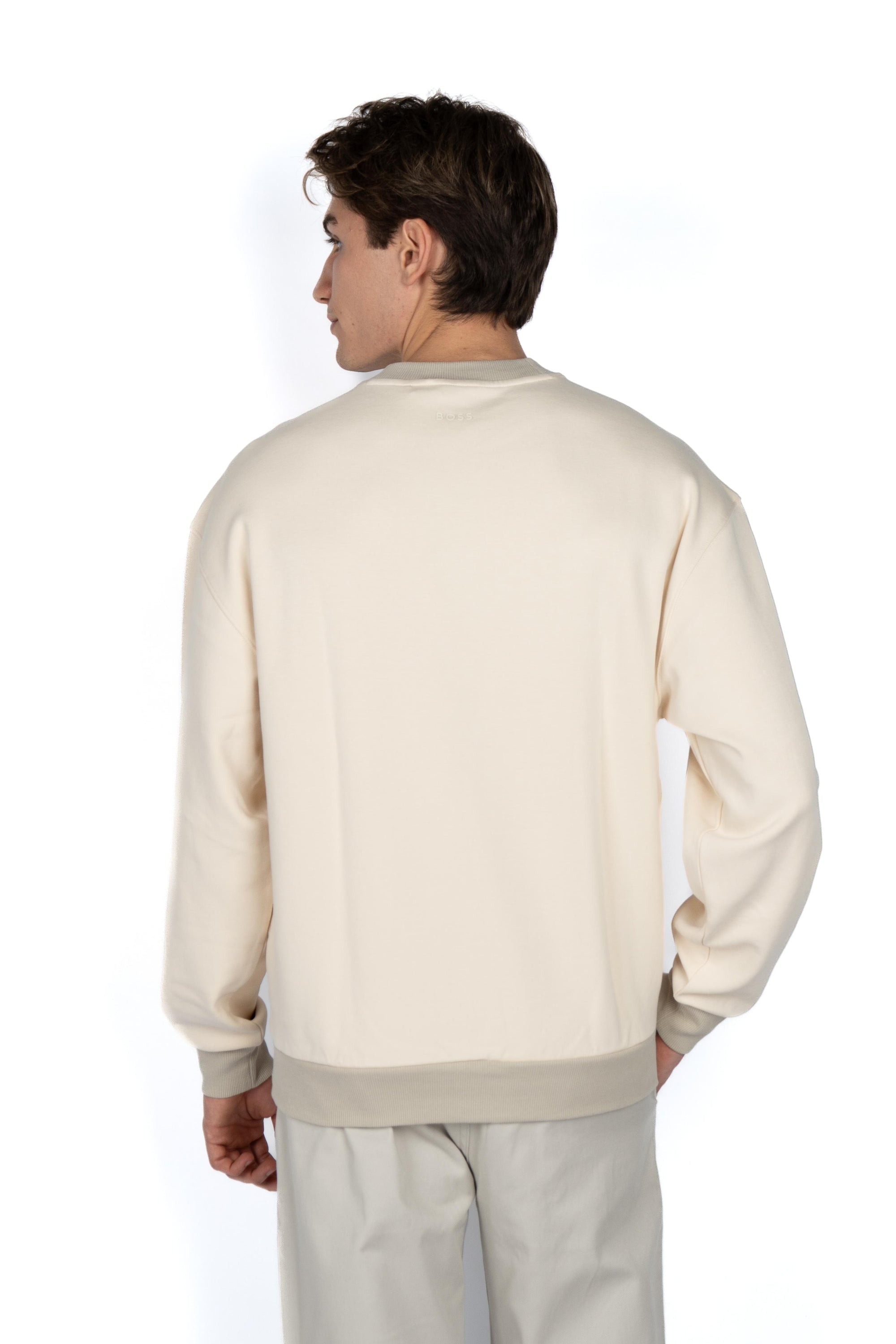 Felpa oversize in misto cotone 50543467 767 BOSS 