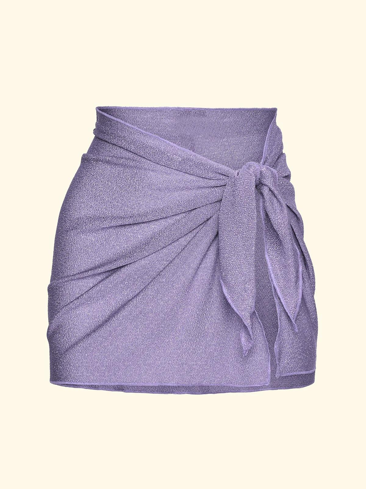 Pareo corto donna lilla FK26SW1147 LC F**K 
