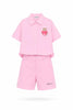 Shirt and shorts set with Teddy Bear motif