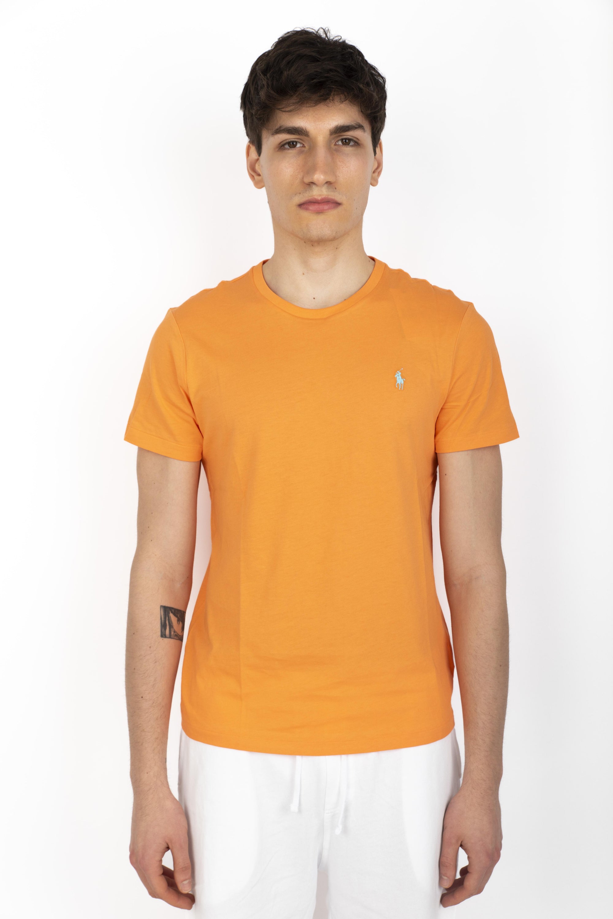 Maglietta in jersey Custom Slim-Fit classic peach 710671438 406 POLO RALPH LAUREN 