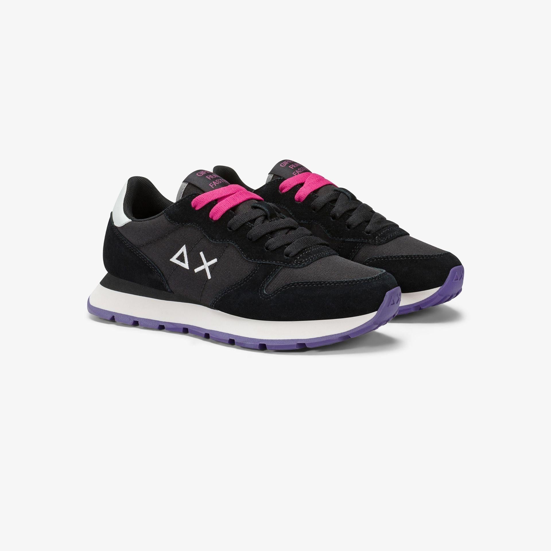 Sneaker Ally Solid in nylon e suede Z45201 11 SUN68 SHOES 