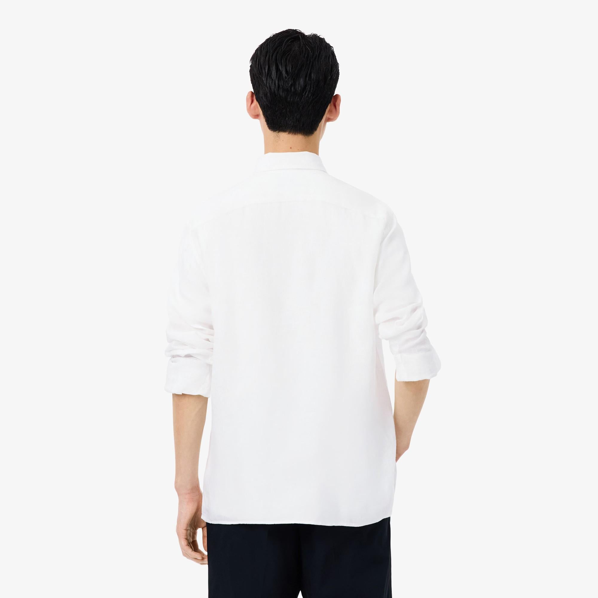 Camicia di lino regular fit CH5692 001 LACOSTE 